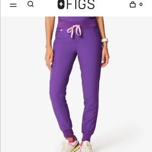 Navy figs joggers